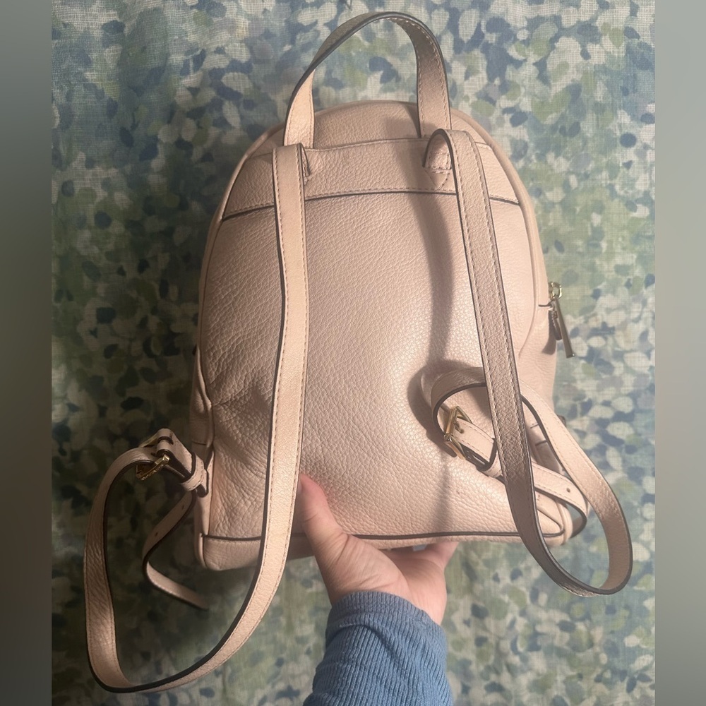 Michael Kors Rhea Pebbled Leather Small Backback - Picture 3 of 15